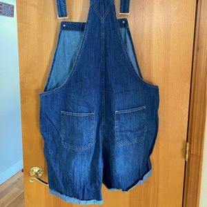 Gap denim women’s overall shorts size 2XL